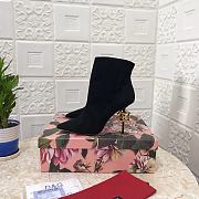 Dolce & Gabbana ankle boots with DG Pop heels black - 1