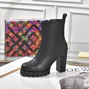 Louis Vuitton Silhouette ankle boot Monogram Patent Black - 3