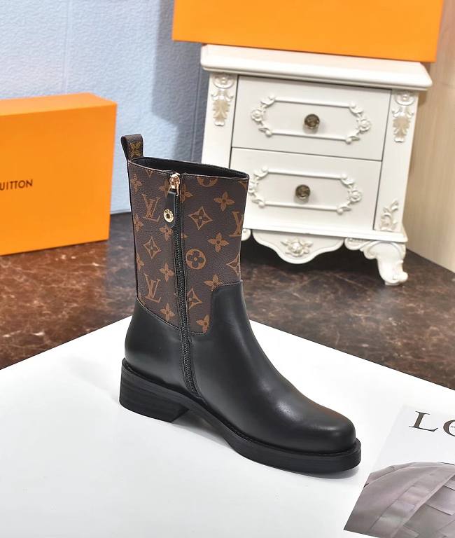 Louis Vuitton Downtown ankle boot Monogram brown - 1