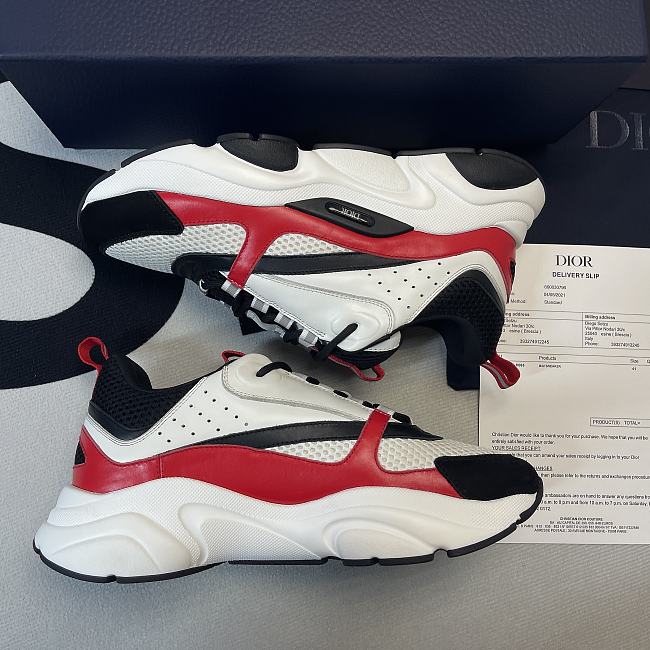 Dior B22 Black White Red - 1