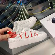 Valentino Garavani Open Sneaker VLTN logo print White Red - 2