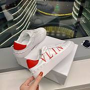 Valentino Garavani Open Sneaker VLTN logo print White Red - 3