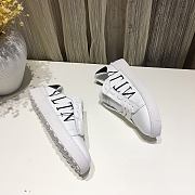 Valentino Garavani Open Sneaker VLTN logo print White Black - 4