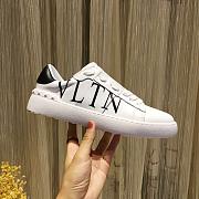 Valentino Garavani Open Sneaker VLTN logo print White Black - 3