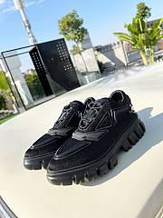 Prada Cloudbust Thunder Technical Fabric Sneakers Black - 4