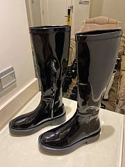 Givenchy Squared Boots In Patent Leather Black - 2