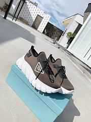 Prada Rush Gabardine Re-Nylon sneakers Brown - 1