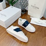 Valentino Garavani Open Sneaker white blue - 5