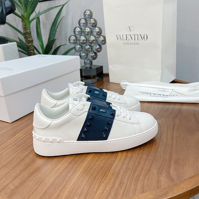 Valentino Garavani Open Sneaker white blue - 1