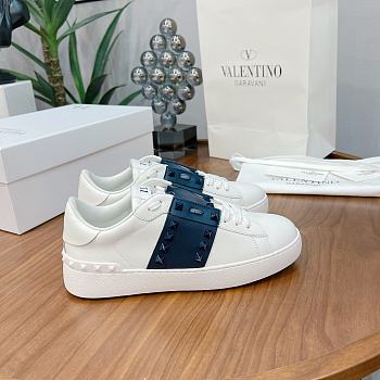 Valentino Garavani Open Sneaker white blue