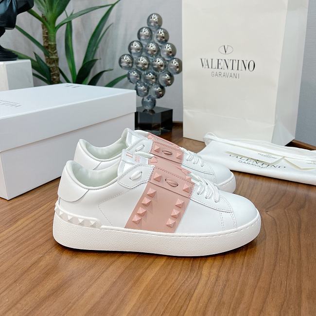 Valentino Garavani Open Sneaker white pink - 1