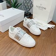 Valentino Garavani Open Sneaker white silver - 5