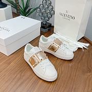 Valentino Garavani Open Sneaker white copper  - 5