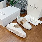 Valentino Garavani Open Sneaker white copper  - 2