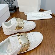 Valentino Garavani Open Sneaker white gold - 5