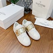 Valentino Garavani Open Sneaker white gold - 3