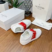 Valentino Garavani Open Sneaker white red - 5