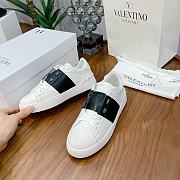 Valentino Garavani Open sneaker with contrast calfskin band black - 5