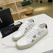 YSL COURT CLASSIC SL/06 METALLIC CALIFORNIA SNEAKERS IN SMOOTH LEATHER BRIGHT WHITE - 4