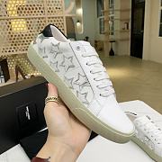 YSL COURT CLASSIC SL/06 METALLIC CALIFORNIA SNEAKERS IN SMOOTH LEATHER BRIGHT WHITE - 2