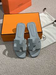 Hermes Oran sandal Grey - 4