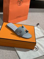 Hermes Oran sandal Grey - 1