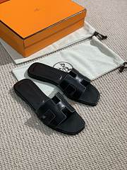 Hermes Oran sandal Black - 1