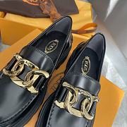 TOD'S LOAFERS IN LEATHER - BLACK - 5