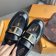 TOD'S LOAFERS IN LEATHER BLACK 6CM - 5