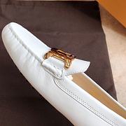 TOD'S KATE LOAFERS IN LEATHER - WHITE - 5