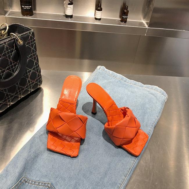 Bottega Veneta BV Lido Sandals Orange - 1