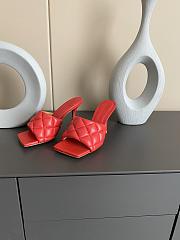 Bottega Veneta BV Lido Sandals Red - 4