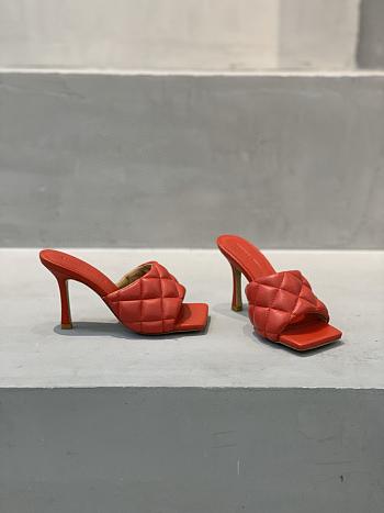 Bottega Veneta BV Lido Sandals Red