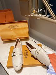 TOD'S LOAFERS LEATHER IN BEIGE - 5