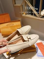 TOD'S LOAFERS LEATHER IN BEIGE - 4