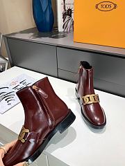 TOD'S BOOTS LEATHER IN RED TD416411290 - 2