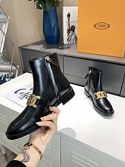 TOD'S BOOTS LEATHER IN BLACK TD416410290 - 5