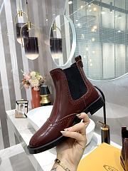 TOD'S BOOTS LEATHER IN RED TD416408290 - 5