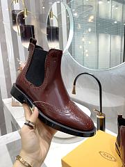 TOD'S BOOTS LEATHER IN RED TD416408290 - 4