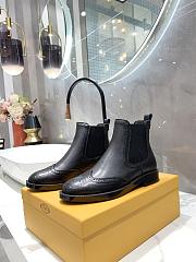 TOD'S BOOTS LEATHER IN BLACK TD416407290 - 2