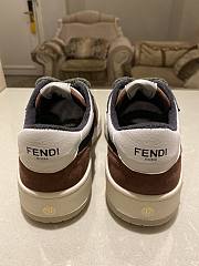 Fendi Match Low top in brown suede - 5