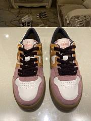 Fendi Match Low top in pink suede - 4