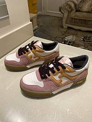 Fendi Match Low top in pink suede - 1