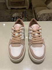 Fendi Match Low top in light pink suede - 4