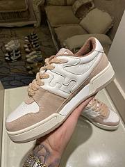 Fendi Match Low top in light pink suede - 3