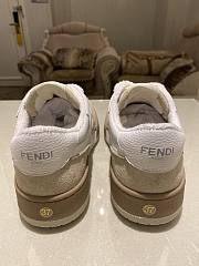 Fendi Match Low top in beige suede - 4