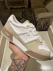 Fendi Match Low top in beige suede - 3