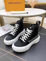 LV SQUAD SNEAKER BOOT HIGH BLACK - 5