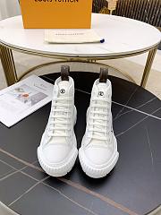 LV SQUAD SNEAKER BOOT HIGH WHITE - 5