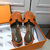 Hermes Oran ankle sandals Orange - 4